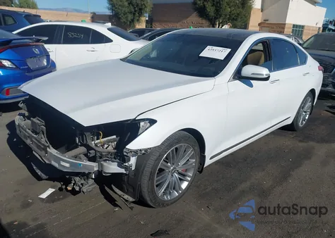 2018 Genesis G80 3.8 z USA, uszkodzony, nr VIN KMHGN4JE5JU238806